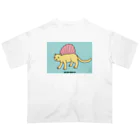 泥と暮らしのネコトロドン（カラーA） オーバーサイズTシャツ