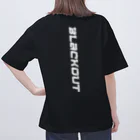 forREALのブラックアウト Oversized T-Shirt