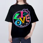 カニホイップのI  LOVE  (飼い主さん） オーバーサイズTシャツ