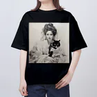 kameriyaのコレクション「猫と共に流れる時」 オーバーサイズTシャツ