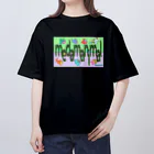 カニホイップのmedamanimal 2 オーバーサイズTシャツ