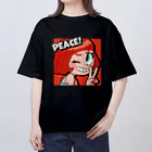 おおつきあやのPEACE! Oversized T-Shirt