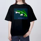 masa-masaのらんらんカタツムリ 宵　 オーバーサイズTシャツ