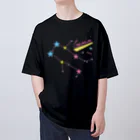 tomokomiyagamiのスタースタッズ星座　双子座 オーバーサイズTシャツ