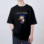 ラガールちゃんのタックルいきます！！【文字ホワイト】 オーバーサイズTシャツ