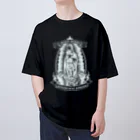 METAL HORSE 金属の馬のMETAL HORSE バイカーマリア ホワイト Oversized T-Shirt