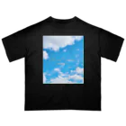 ゆにねこ惑星のପ天使の夏休みଓ青空旅行(枠なし) オーバーサイズTシャツ