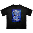 キレそうな猫ちゃん店のねこと宇宙 Oversized T-Shirt