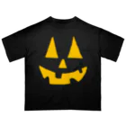 CIPANGOのハロウィン ジャック・オ・ランタン ブラックボディ Oversized T-Shirt