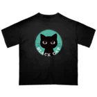 あずき缶のBLACK CAT オーバーサイズTシャツ