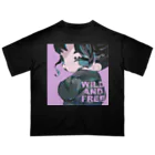 まゆみのミニキャラ集会所のミニキャラシリーズ：WILD AND FREE オーバーサイズTシャツ