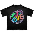 カニホイップのI  LOVE  (飼い主さん） オーバーサイズTシャツ
