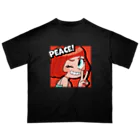 おおつきあやのPEACE! Oversized T-Shirt