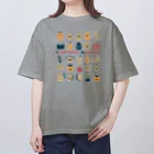 Yaya-rrの野菜の怪物たち オーバーサイズTシャツ