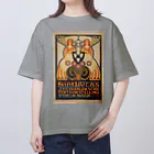 YS VINTAGE WORKSのオランダ・ミュージアム　アールデコ オーバーサイズTシャツ