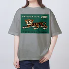 YS VINTAGE WORKSのポーランド動物園　今年の干支！虎 Oversized T-Shirt