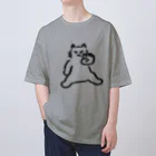 🍑のおことわりねこちゃん Oversized T-Shirt