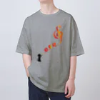 CHOSANAのリボンでト音記号 Oversized T-Shirt