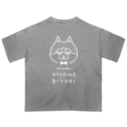 猫支配人 コタロウ【公式】のゆったり着れるにゃ！全3色「猫支配人 コタロウ」 Oversized T-Shirt