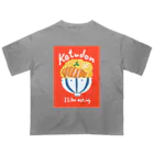 木ノ下商店のI Like eating（Katudon） Oversized T-Shirt