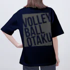 unyounyounyoのVOLLEY BALL OTAKU(オタク)<濃灰> オーバーサイズTシャツ