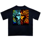 MiraCode　(by AI design)の Messiah(midjourney) Oversized T-Shirt