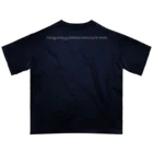 渦を10年描いてる人のBLUE UZU オーバーサイズTシャツ