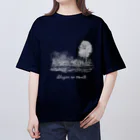 Too fool campers Shop!のSHIZENnoMORI02(白文字) オーバーサイズTシャツ