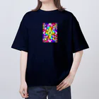 みにゃ次郎のステンドグラス Oversized T-Shirt