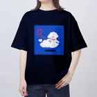 rakkosoda / コマイの雲とおさんぽ オーバーサイズTシャツ