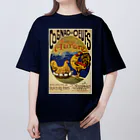 YS VINTAGE WORKSのスイス ニワトリと卵　ジュネーヴ　アールデコ Oversized T-Shirt