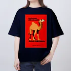 YS VINTAGE WORKSのチェコ　プラハ動物園　ラクダ Oversized T-Shirt