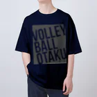 unyounyounyoのVOLLEY BALL OTAKU(オタク)<濃灰> オーバーサイズTシャツ