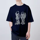 フクハラアキコの【audace × フクハラアキコ】laperirostum盤面柄 Oversized T-Shirt