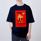 YS VINTAGE WORKSのチェコ　プラハ動物園　ラクダ Oversized T-Shirt