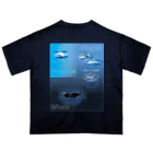 L_arctoaのイルカとクジラの違い オーバーサイズTシャツ