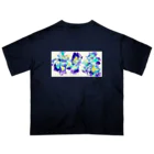 天宮エリカのblue pansy オーバーサイズTシャツ