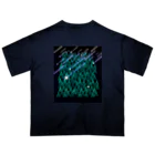 Drecome_Designの星降る森(緑) Oversized T-Shirt