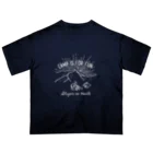 Too fool campers Shop!のSHIZENnoMORI01(白文字) オーバーサイズTシャツ
