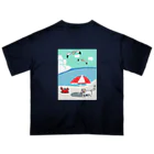 エマメ本舗のオッドアイの白猫エマメちゃんグッズ Oversized T-Shirt