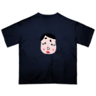 CHOSANAのネオ福笑い 頬を赤らめて Oversized T-Shirt