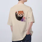 rokoの小熊猫（レッサーパンダ） オーバーサイズTシャツ