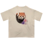 rokoの小熊猫（レッサーパンダ） オーバーサイズTシャツ