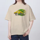 -Miyabi-のレトロスポーツカー No Car No Life オーバーサイズTシャツ