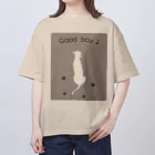 clarice-designのgood-dog オーバーサイズTシャツ