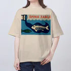 YS VINTAGE WORKSのポーランド　魚の骨 Oversized T-Shirt