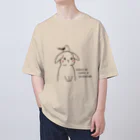 みーちゃんわーるどのロップイヤー&シマエナガ Oversized T-Shirt