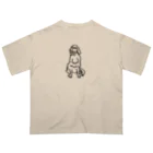 Tamazon8のふざけた顔した犬 Oversized T-Shirt