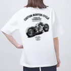 illustrator_HaLのCUSTOM MORTOR CYCLE オーバーサイズTシャツ