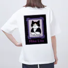 Metime Designs ☆ みぃたいむデザインのMike Lisa ☆彡みけリサ 〈カラー〉  オーバーサイズTシャツ